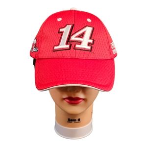Nascar Old Spice Tony Stewart #14 Red Baseball Racing‎ Cap Hat Chase Authentics